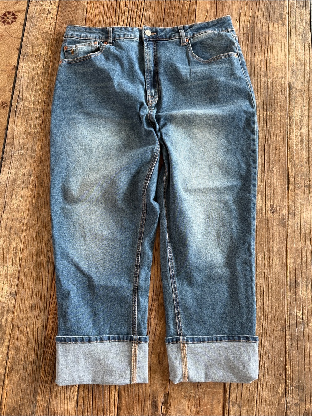 Frye Women's Relaxed Blue Denim Jeans